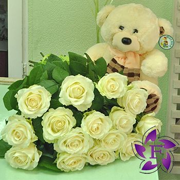 Купить 15 роз