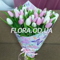 Bouquet 51 tulips - Photo 1