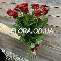 Букет из 11 красных роз 70 см - Фото 1
