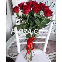 Букет из 11 красных роз 70 см - Фото 2