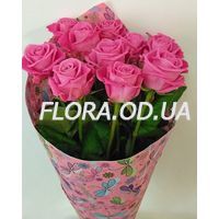 Букет из 11 розовых роз - Фото 1