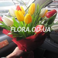 Букет из 15 тюльпанов - Фото 2