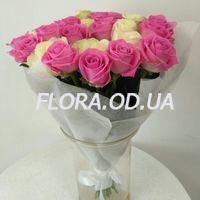 Bouquet of 25 small roses - Photo 1