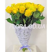 Букет из 25 желтых роз - Фото 2