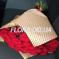 Букет из 45 красных роз - Фото 1