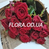 Bouquet of 15 red roses - Photo 4
