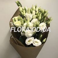 Букет 5 белых эустом - Фото 1