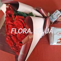 25 красных роз - Фото 4