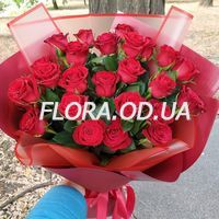 25 красных роз - Фото 5