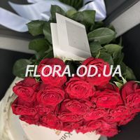 Букет из 31 красной розы - Фото 1