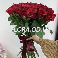 Bouquet of 21 Red roses - Photo 2