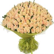 251 кремовая роза 60 см