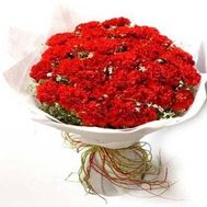 Large bouquet of carnations