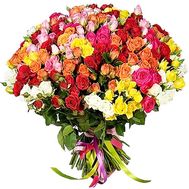 Bouquet of 101 roses spray