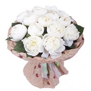 Букет из 15 импортных пионов