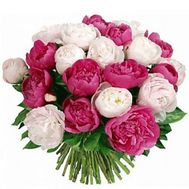 Букет из 19 импортных пионов