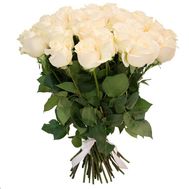 Букет из 21 белой розы