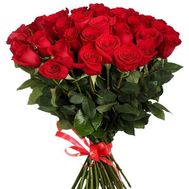 Букет з 39 червоних троянд