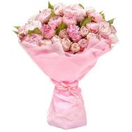 Букет из 51 импортного пиона