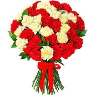 Bouquet of 55 carnations