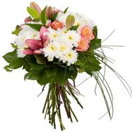 Букет из живых цветов