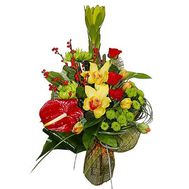 Bouquet to a colleague