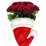 A bouquet of roses for the New Year