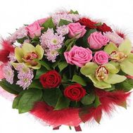 Bouquet with orchids