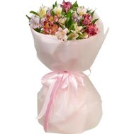 Bouquet of 9 alstromeries