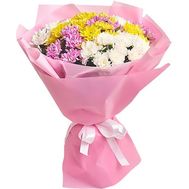 Букет з 9 хризантем