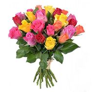 Красивый букет из 25 роз