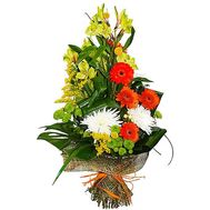 Каскадный букет мужчине