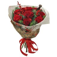 New Years bouquet of roses