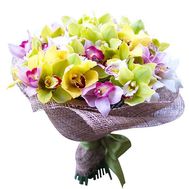 Charming bouquet of orchids