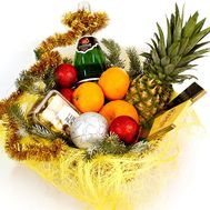Christmas fruit basket