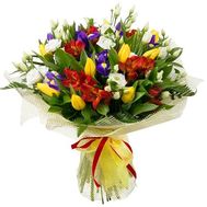 Весенний букет с ирисами