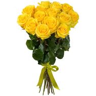 15 желтых роз