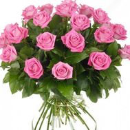 21 розовая роза