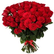 51 червона троянда 50 см
