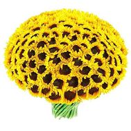 Large bouquet of sunflowers