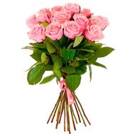 Букет 13 розовых роз
