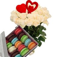 Букет цветов на день святого Валентина