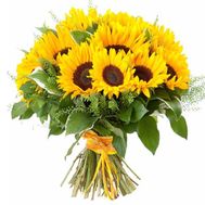 Bouquet of 19 sunflowers