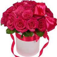 Букет з 25 троянд в коробці