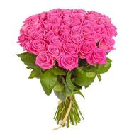 Букет з 29 рожевих троянд