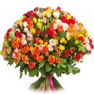 Bouquet of 99 roses spray