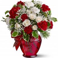 Bouquet for New Year from flowers