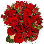 Bouquet of roses Passion