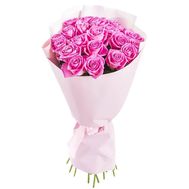 Букет из 19 розовых роз