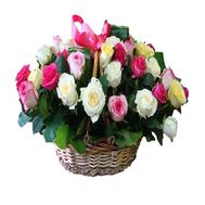 Корзина из 35 роз